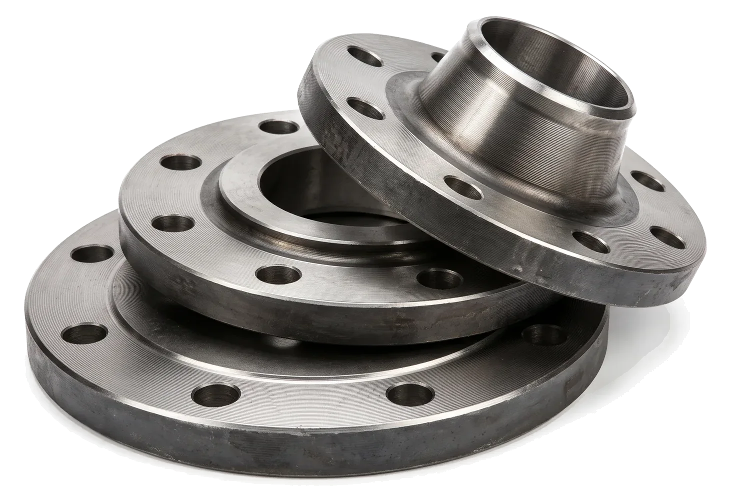 Forged steel weld neck, slip-on and blind flanges