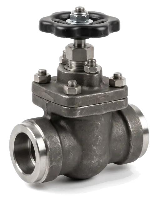 Forged steel bolted bonnet gate valve with socket weld ends