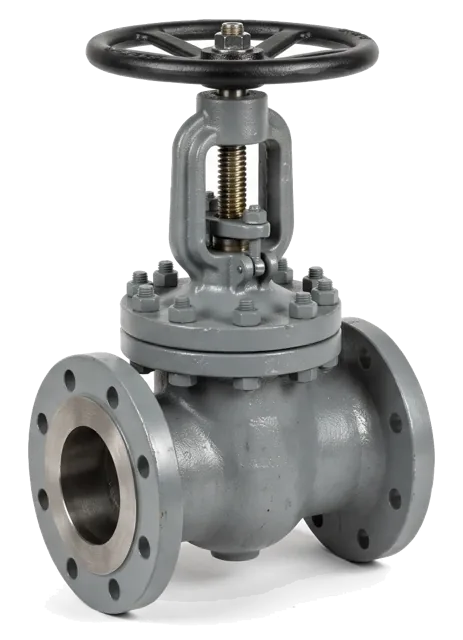 Cast steel flanged gate valve with handwheel