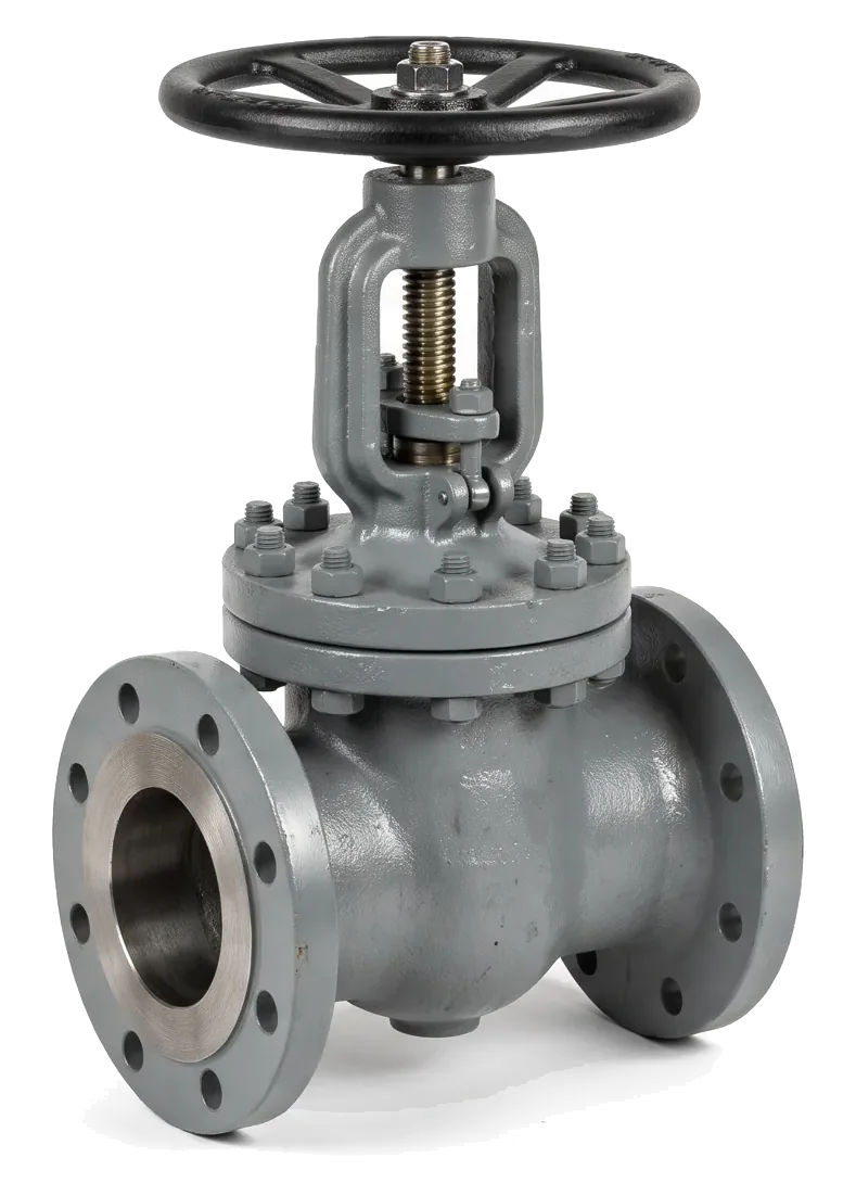 Cast steel flanged gate valve with handwheel