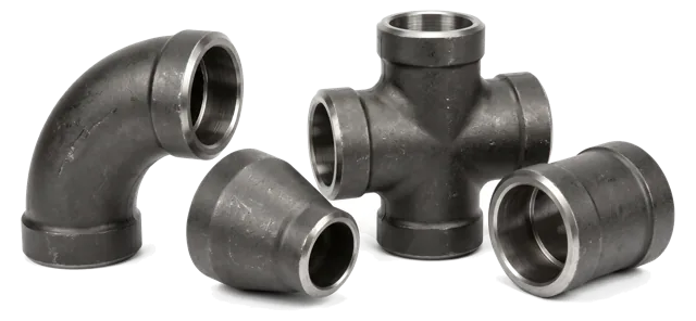 Forged socket weld and threaded pipe fittings